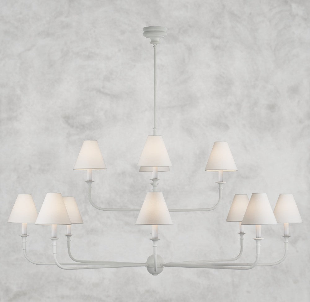 Piaf Two-Tier Chandelier 58", 72"